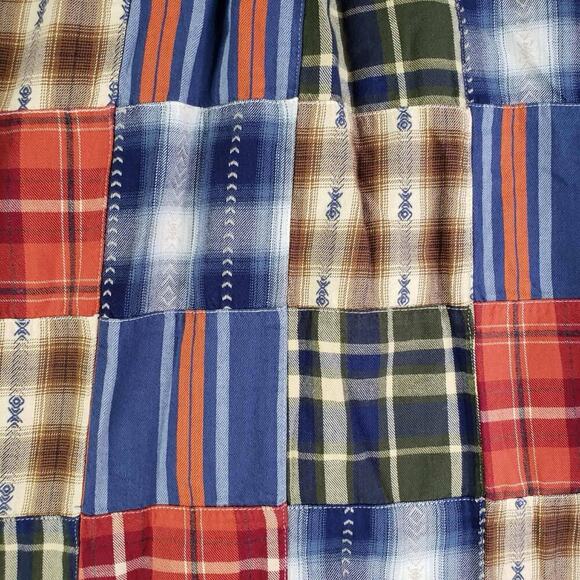 Territory Ahead Shirt Mens Size XL Button Down Southwestern Patchwork Plaid - Picture 4 of 11